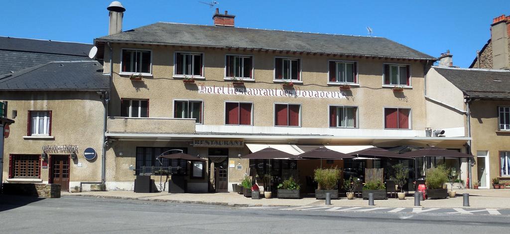 Logis Hotel Restaurant Des Voyageurs Pont-de-Salars Eksteriør bilde