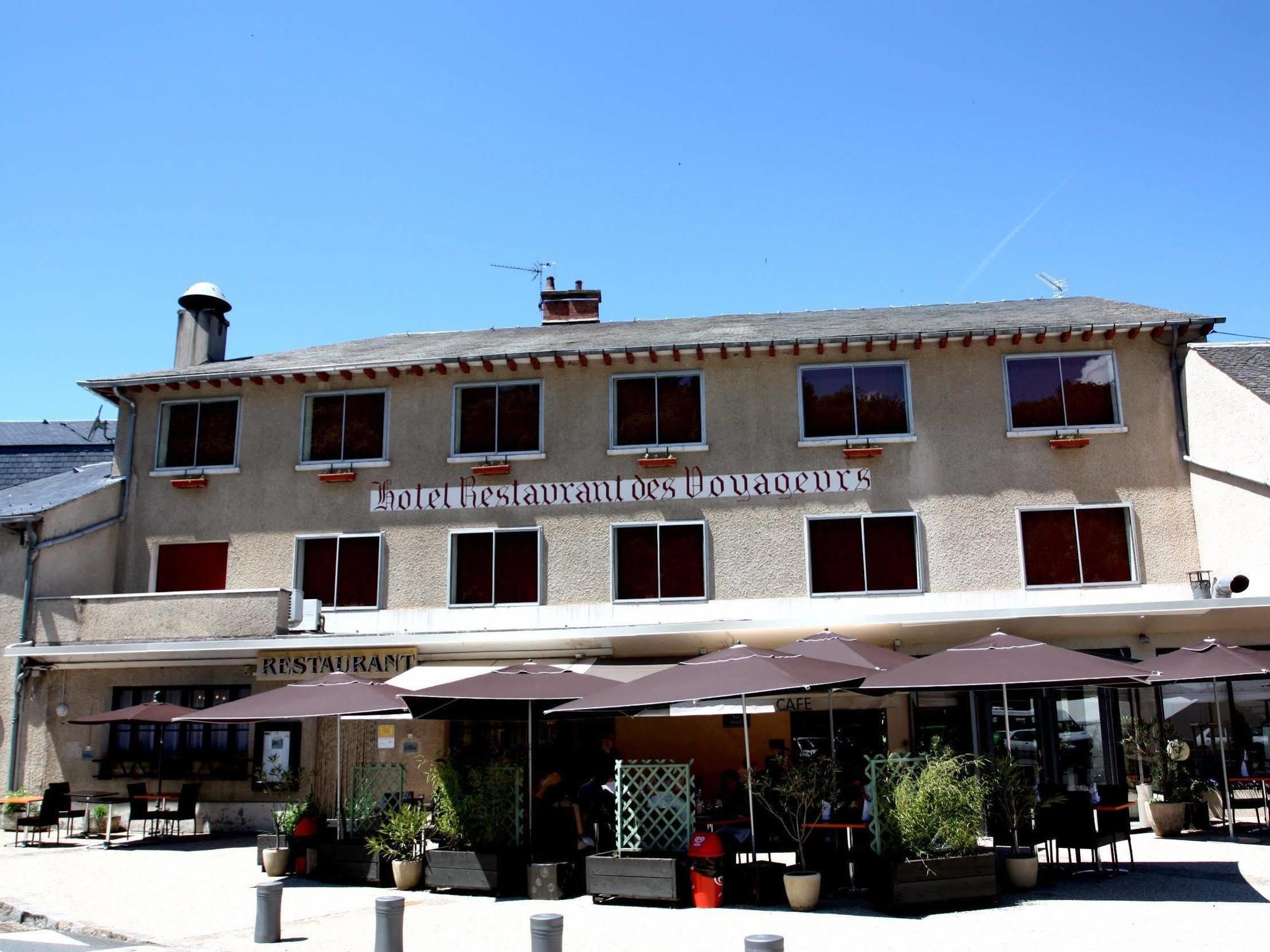 Logis Hotel Restaurant Des Voyageurs Pont-de-Salars Eksteriør bilde